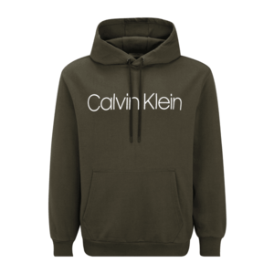 Calvin Klein Big & Tall Bluză de molton oliv / alb imagine