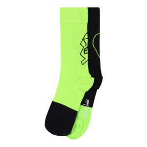 Happy Socks Șosete negru / verde neon imagine