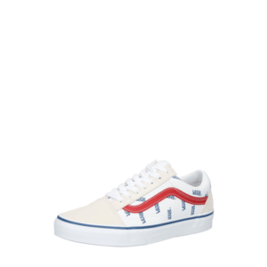 VANS Sneaker low 'Old Skool' alb / albastru noapte / bej / roșu imagine
