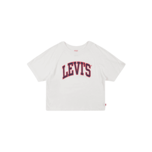 LEVI'S Tricou alb / bleumarin / roșu imagine