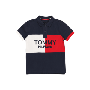 TOMMY HILFIGER Tricou bleumarin / alb / roșu imagine