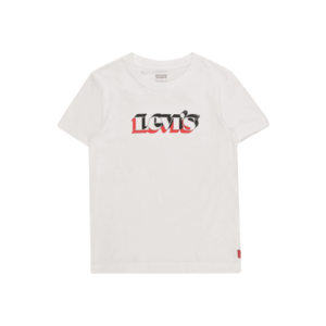 LEVI'S Tricou alb / negru / roșu imagine