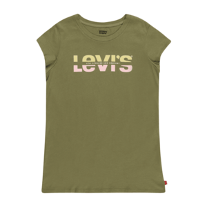 LEVI'S Tricou oliv / roz / galben pastel imagine