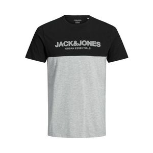 Jack & Jones Plus Tricou negru / gri amestecat imagine