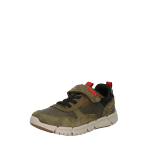 GEOX Sneaker 'FLEXYPER' roșu / kaki / maro / verde închis imagine