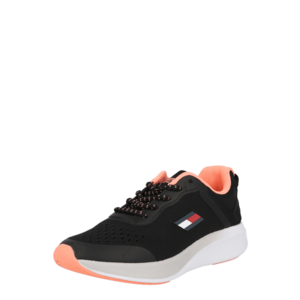 TOMMY HILFIGER Sneaker low negru / portocaliu piersică / roșu / albastru închis / alb imagine