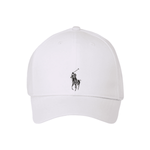 Polo Ralph Lauren Pălărie 'BASELINE' alb / negru imagine