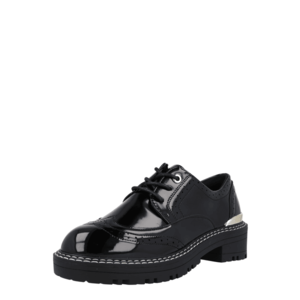 River Island Pantofi cu șireturi negru imagine