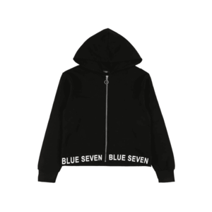 BLUE SEVEN Hanorac negru / alb imagine