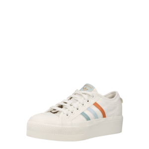 ADIDAS ORIGINALS Sneaker low 'Nizza' alb murdar / albastru pastel / verde pastel / roșu orange imagine