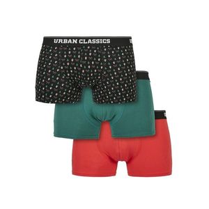 Urban Classics Boxeri bleumarin / verde / roșu imagine