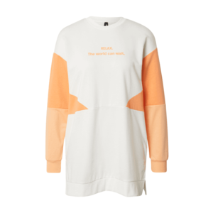 DeFacto Bluză de molton alb / portocaliu imagine