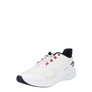 TOMMY HILFIGER Sneaker low alb / alb lână / bleumarin / roșu imagine