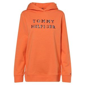 TOMMY HILFIGER Bluză de molton portocaliu deschis / negru / albastru deschis / roșu imagine