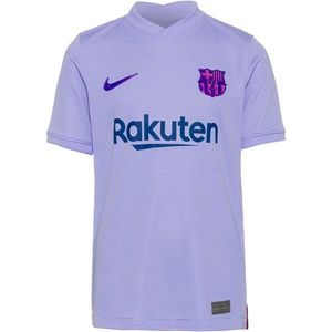 NIKE Tricou funcțional 'FC Barcelona 2021/22' mov deschis / albastru / roz zmeură / roz deschis / negru imagine