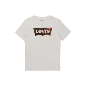 LEVI'S Tricou alb / portocaliu / kaki imagine