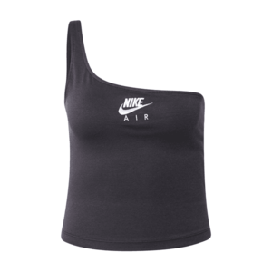 Nike Sportswear Top gri închis / alb imagine