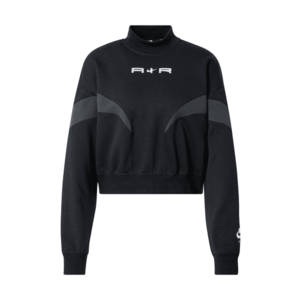 Nike Sportswear Bluză de molton negru / alb / gri bazalt imagine