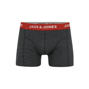 JACK & JONES Boxeri 'PETER' alb / roșu / gri închis imagine