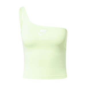 Nike Sportswear Top verde limetă / alb imagine