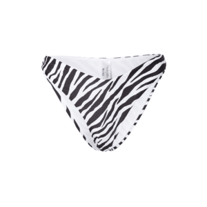 hunkemöller x NA-KD Slip costum de baie 'Zebra' alb / negru imagine
