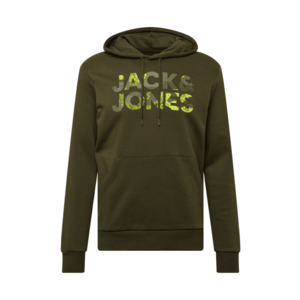 JACK & JONES Bluză de molton 'SOLDIER' oliv / kaki / verde neon imagine