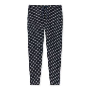 SCHIESSER Pantaloni de pijama 'Selected' bleumarin / albastru deschis / portocaliu deschis imagine