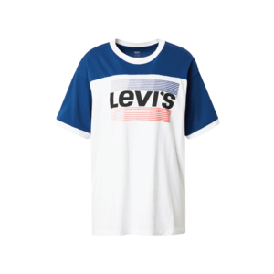 LEVI'S Tricou alb / albastru regal / negru / roșu deschis imagine