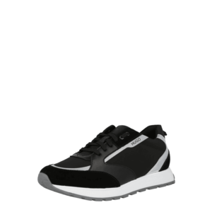 HUGO Sneaker low 'Icelin' negru / argintiu imagine