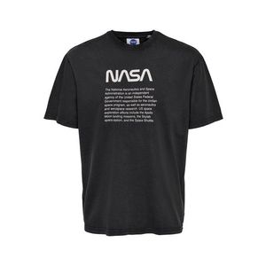 Only & Sons Tricou 'NASA' negru / alb imagine