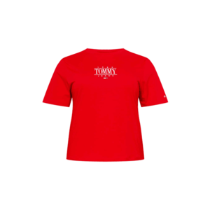 Tommy Jeans Curve Tricou roșu / alb / bleumarin imagine