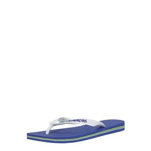 HAVAIANAS Flip-flops 'BRASIL' albastru / alb imagine