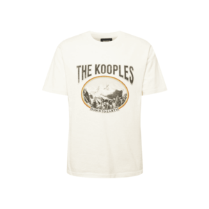 The Kooples Tricou alb / galben / portocaliu / gri metalic imagine
