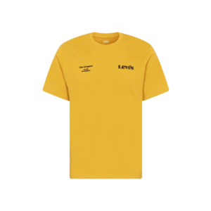 LEVI'S Tricou galben muștar / negru imagine