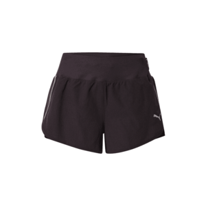 PUMA Pantaloni sport negru / alb / gri deschis imagine