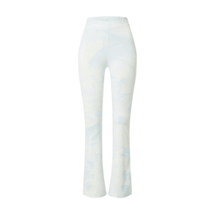 WEEKDAY Pantaloni 'Ceclie' turcoaz / alb imagine