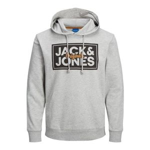 JACK & JONES Bluză de molton gri deschis / negru / bronz / gri amestecat imagine