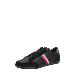 TOMMY HILFIGER Sneaker low negru / alb / roșu / albastru închis imagine