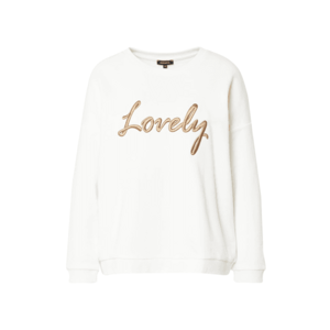 MORE & MORE Bluză de molton 'Lovely' alb murdar / bronz imagine