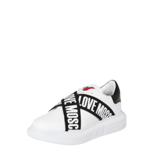 Love Moschino Sneaker low negru / alb / roșu imagine