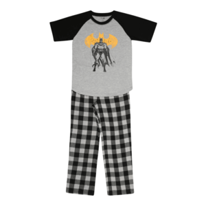 GAP Pijamale gri / negru / portocaliu imagine