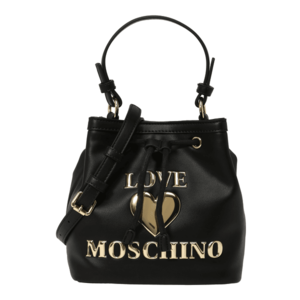Love Moschino Geantă tip sac negru / auriu imagine