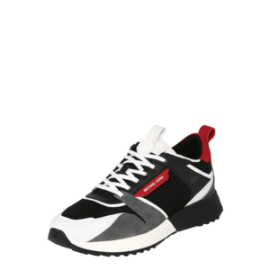 MICHAEL Michael Kors Sneaker low 'THEO' negru / gri / alb / roșu imagine