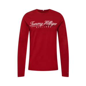TOMMY HILFIGER Tricou roșu / alb / bleumarin imagine