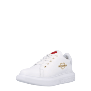 Love Moschino Sneaker low alb / auriu / roșu imagine