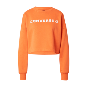 CONVERSE Bluză de molton portocaliu / alb imagine