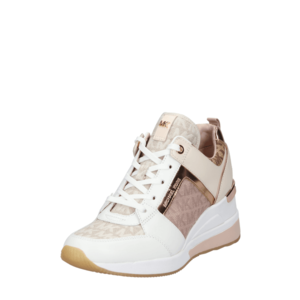 MICHAEL Michael Kors Sneaker înalt 'GEORGIE TRAINER' alb / bej / auriu - roz imagine