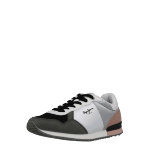 Pepe Jeans Sneaker low 'ARCHIE LIGHT' gri / gri metalic / roz pal / gri argintiu imagine