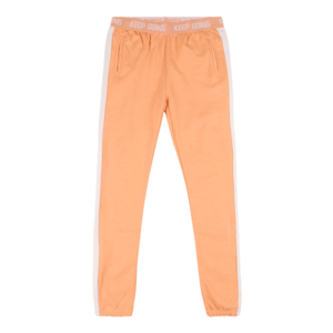 NAME IT Pantaloni 'Latti' portocaliu piersică / alb imagine