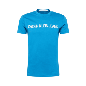 Calvin Klein Jeans Tricou azuriu / alb imagine